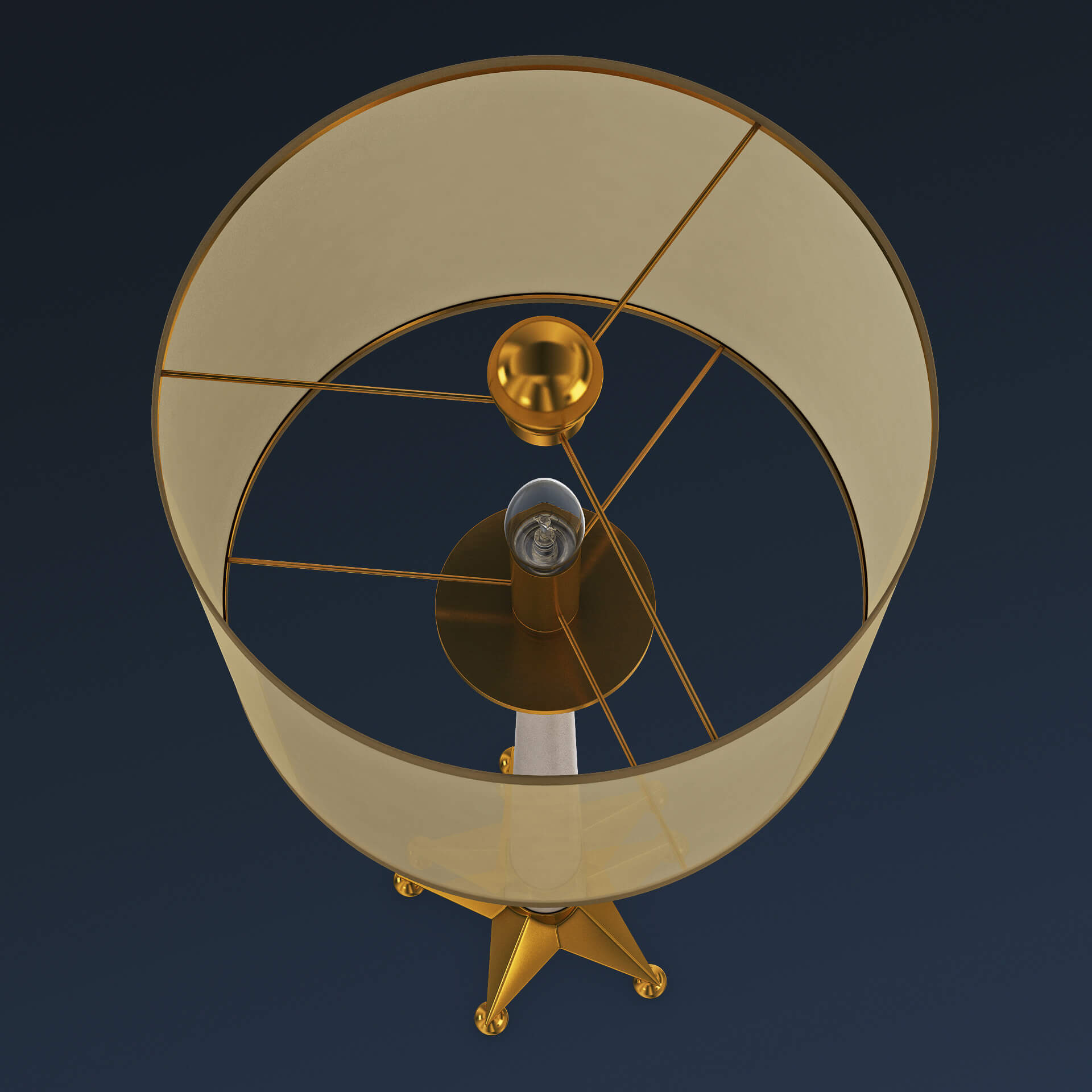 Vanity Floor Lamp 3D Model by Zurel