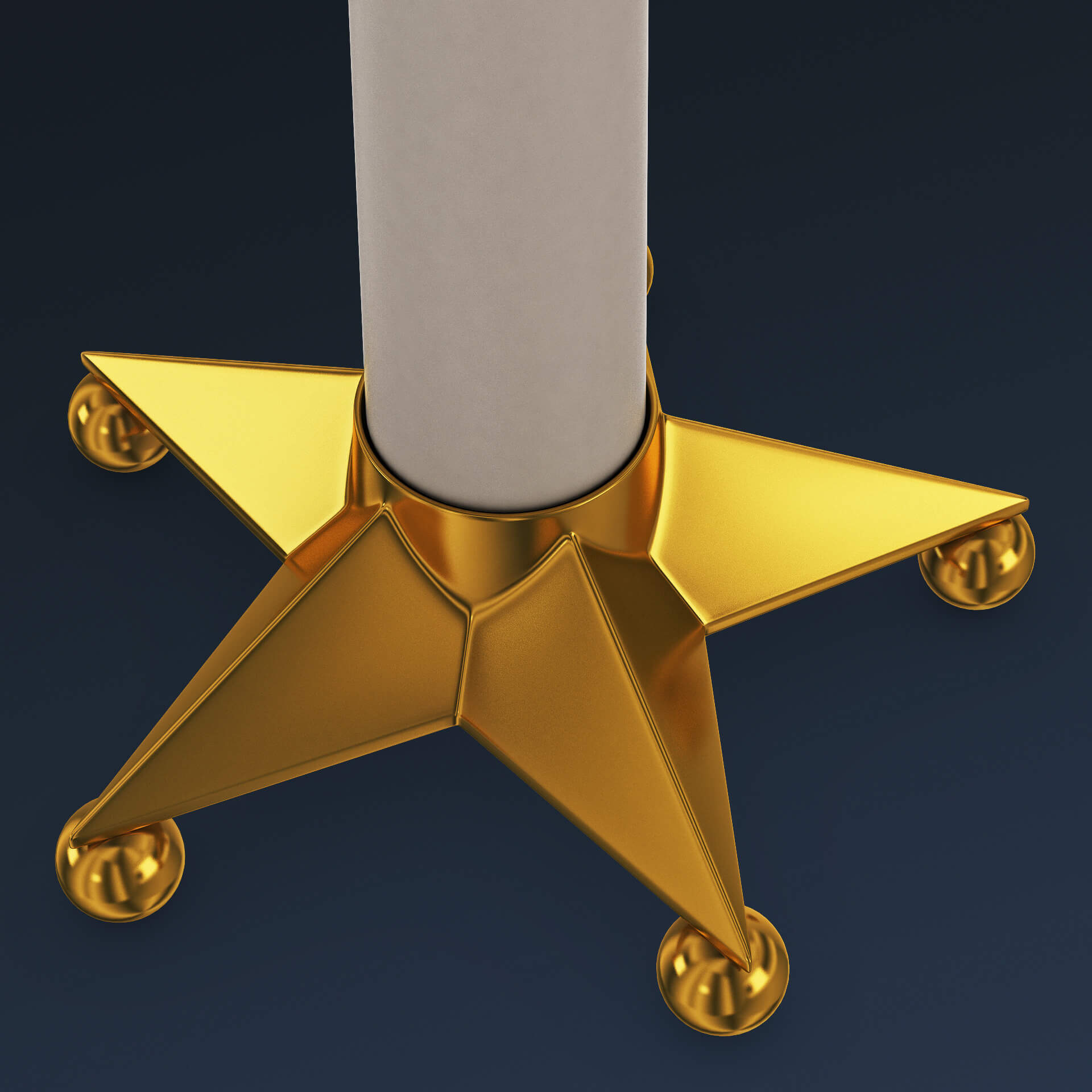 Vanity Floor Lamp 3D Model by Zurel