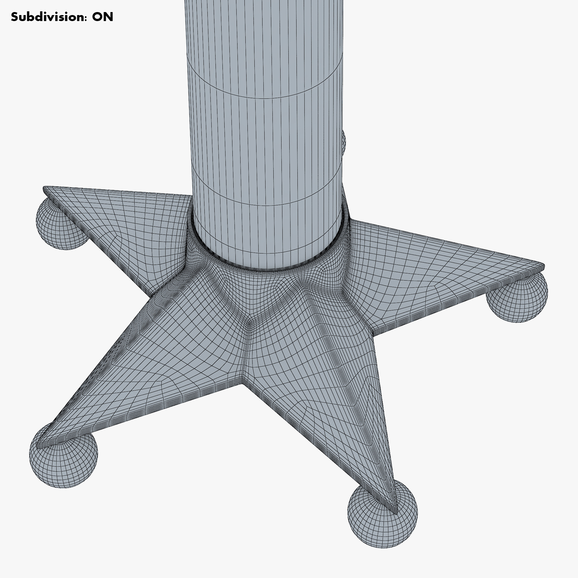 Vanity Floor Lamp 3D Model by Zurel