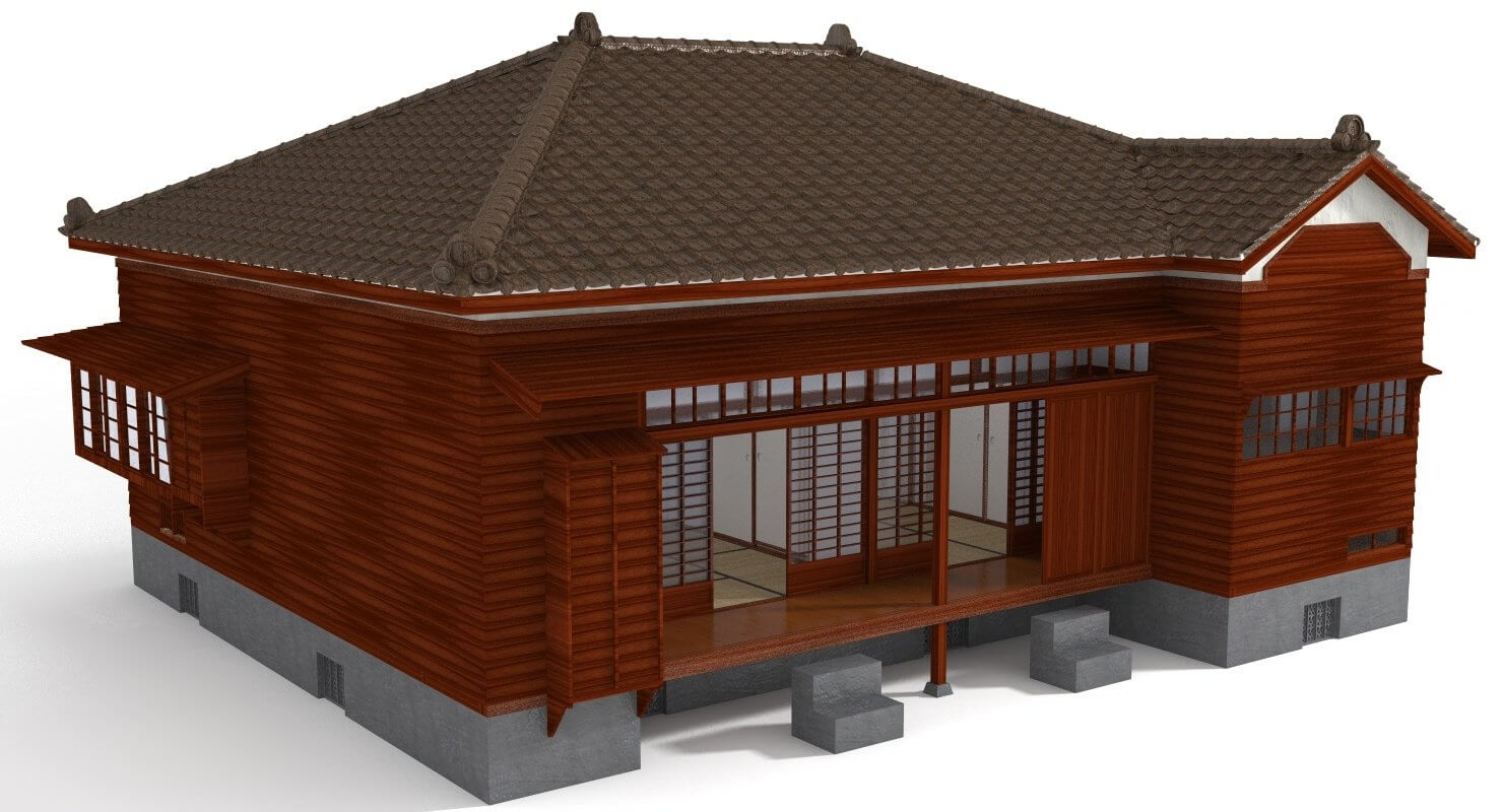Japanese House - 3D Model by zyed